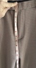 Tailored Mens Plaid Pants Orange Brown Beige Medium RL Style — photo 9