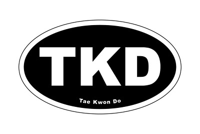 Tae Kwon Do TKD Bumper Magnet by DCM Solutions 