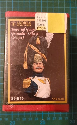 Andrea Miniatures bust 1/10 kit S9-B15 |Imperial Guard Grenadier Officer (Major - Imagen 3 de 3