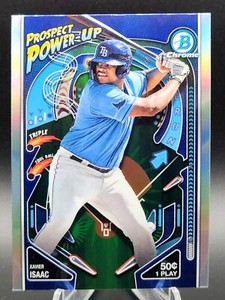 2024 Bowman Xavier Isaac Prospect Power-Up Chrome #PP-15 Tampa Bay Rays