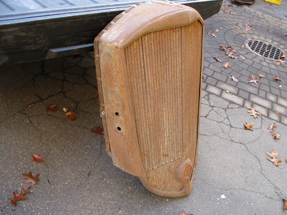 Pierce Arrow 840A 1934? Carcasa de parrilla con persianas Foto 3 de 4