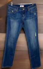 CAbi NEW Women  s Slim Boyfriend Distressed Stretch denim jeans