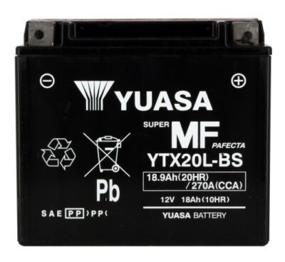 Batterie Yuasa YTX20L-BS Voxan Black Magic 1000 2004 2005 2006