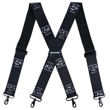 Melo Tough Suspenders 2 Inch Wide Suspenders Men SuspendersSuspenders for Men...