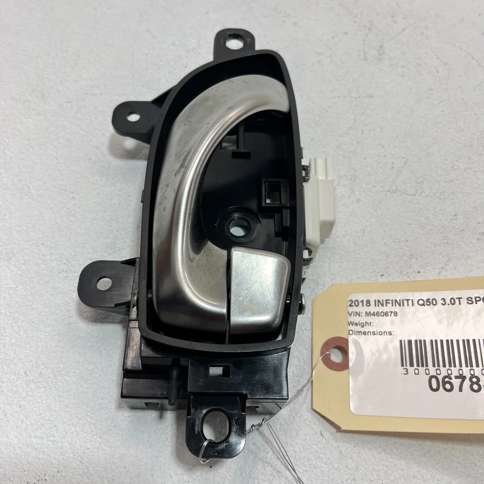 Оригинальная передняя правая внутренняя дверная ручка со стороны пассажира Infiniti Q50 2017-2020 - Изображение 3 из 4
