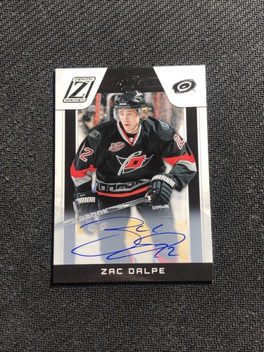 2010-11 PANINI ZENITH ZAC DALPE ROOKIE AUTOGRAPH AUTO #ed 965/999