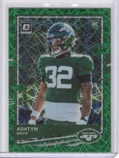 2020 Donruss Optic Green Velocity RC #145 Ashtyn Davis New York Jets