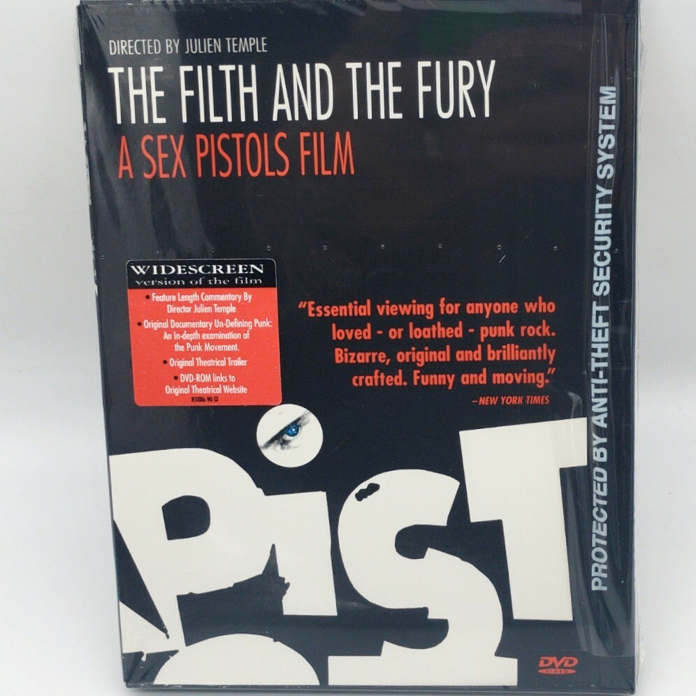 The Filth And The Fury DVD 2000 Widescreen Sex Pistols