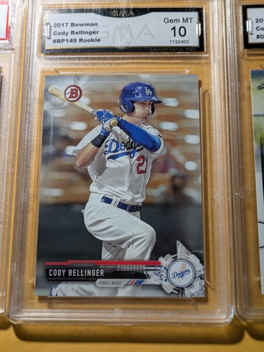 2017 Bowmans Best Cody Bellinger Atomic Refractor RC #65 PSA 9 #BP149 #9 GMA 10 - Picture 5 of 11