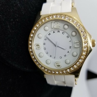 Marc by Marc Jacobs Pelly Womens White Silicone Watch Needs  display picture 2