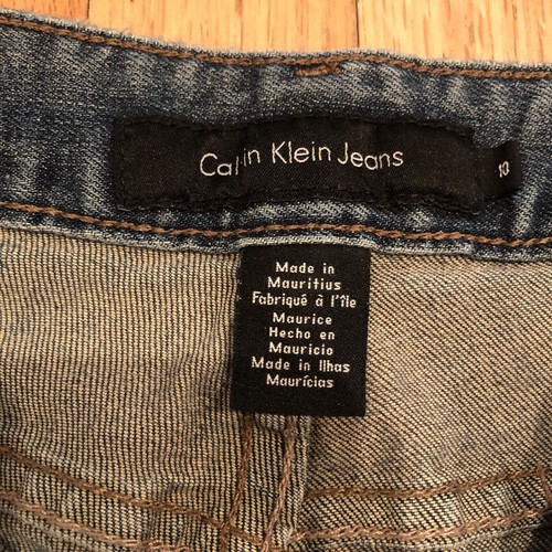 Calvin Klein Blue Jeans Straight Women's Size 10 - Picture 4 of 10