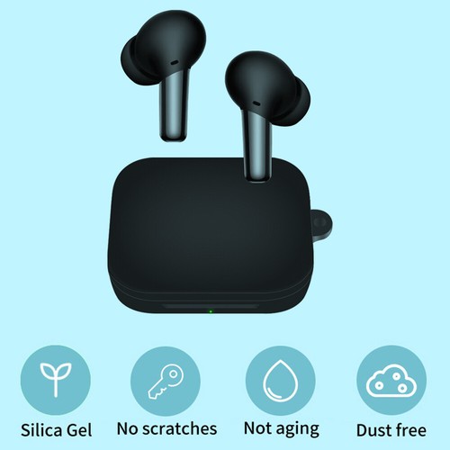 Custodia protettiva in silicone per auricolari wireless Buds Pro (nero) - Zdjęcie 2 z 10