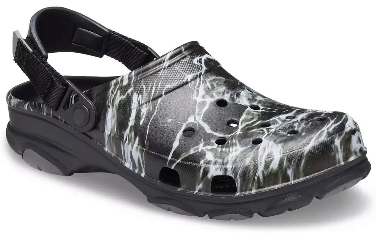 ★CROCS★ All Terrain Clog Black 206340001 206340-001 Crocs Mossy Oak Elements All-Terrain Clog Black Aqua Mens