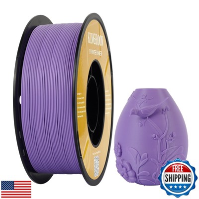 Kingroon Matte PLA Filament 1.75mm 3D Printer Filament Matte Filament 1kg Dim