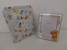 Cornice per foto Barsori Argento 925 - Orsetto con fiori