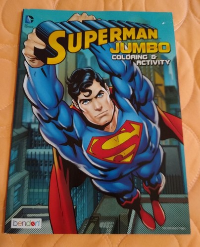 DC Comics Superman Jumbo Coloring & Activity Book with Tear & Share ...