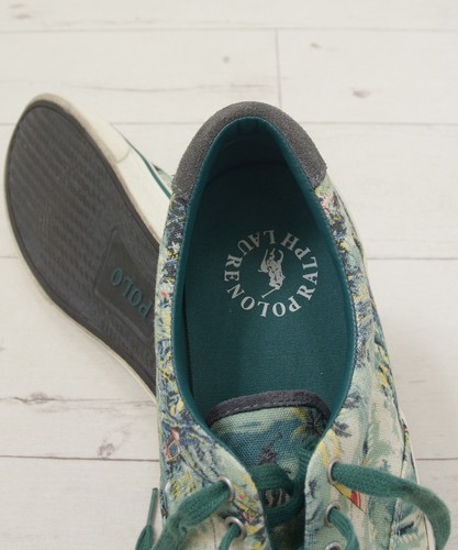 Polo Ralph Lauren Thorton 3 Tartan Graffiti Sneakers Hawaii Men's Sz US 10 EU 43 - Picture 13 of 14