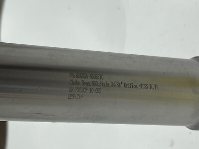 Choke Bean Orifice BEAN34-N60SSTC N60 Style 34/64