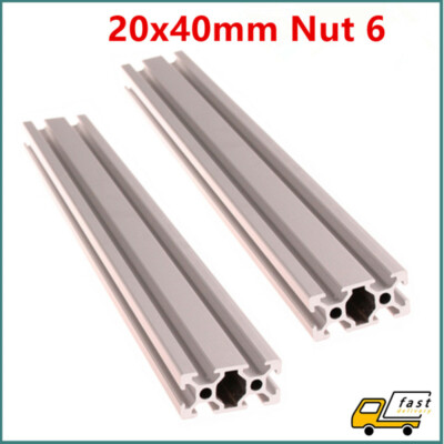 Profilo In Alluminio 40 X 80 S, Tipo I, Scanalatura 8 (pesante), Argento Anodizzato, Profilo In Alluminio 40 X 80 Mm, Profilo In Alluminio 40 X 80, Montaggio Profilo 400 Mm - Foto 13