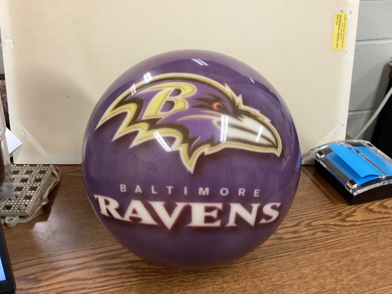 Baltimore Ravens 2002 VizABall Miller Lite Bowling Ball 15 lb