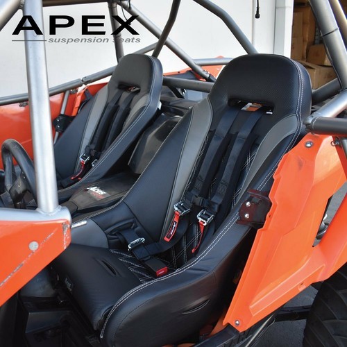 Black PAIR of 4 Point Harnesses-UTV-YXZ-X3-Talon--SxS - Picture 4 of 5