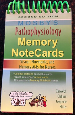 Mosby's Pathophysiology Memory NoteCards : Visual, Mnemonic, and Memory Aids 