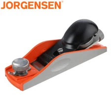JORGENSEN 6.3" Mini Wood Planer Mini Hand Planer Low Angle Block Plane Iron Body