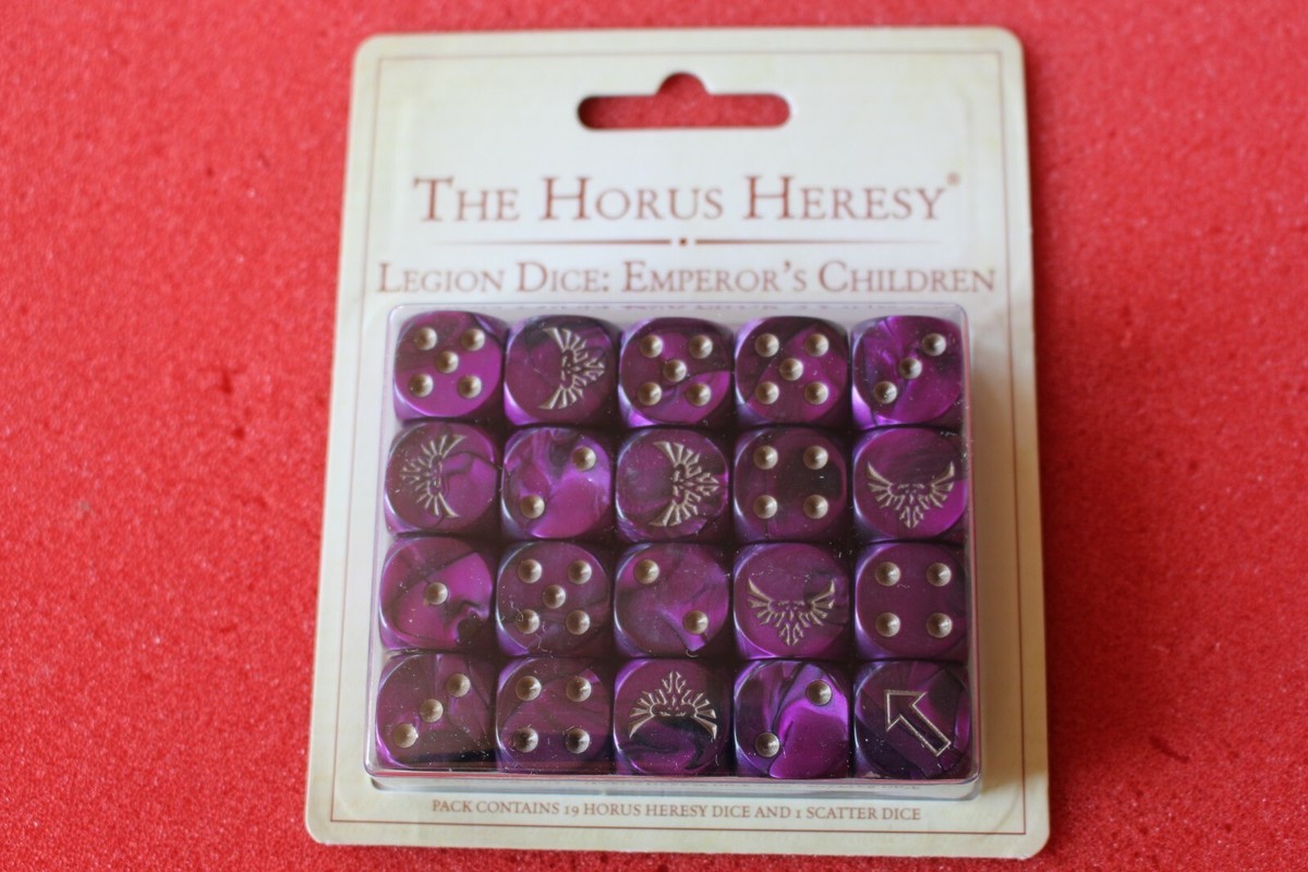 Games Workshop Forgeworld Emperors Children Legion Dice
