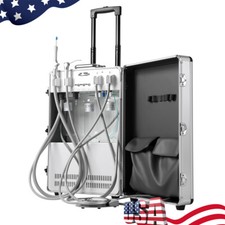 Portable Dental Delivery Unit with Air Compressor powerful suction System