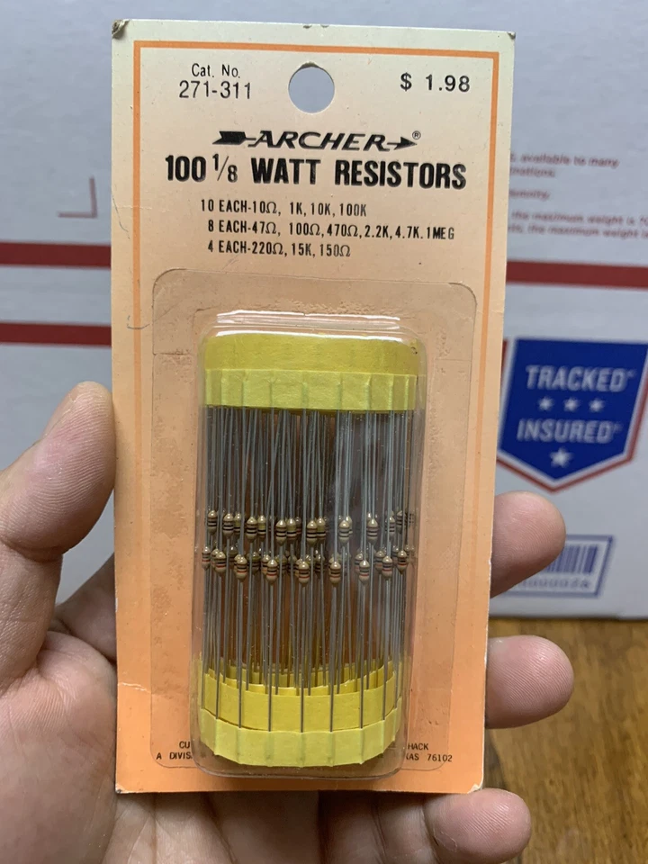 ARCHER 271-311 1/8 w Resistors NOS - Image 2 of 3