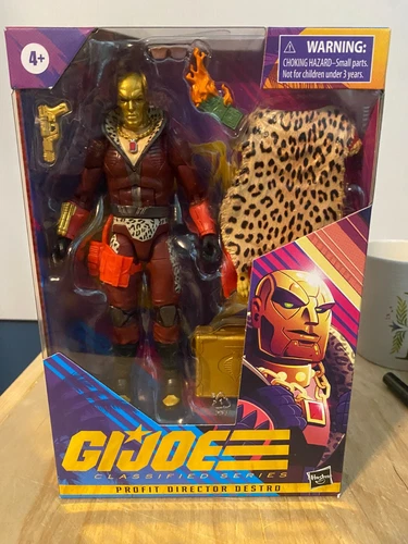 GI JOE CLASSIFIED 6" PROFIT DIRECTOR PIMP DESTRO Figure Unopened