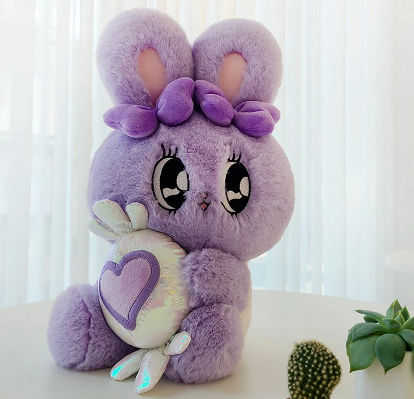 Esther Bunny Candy Plush Doll purple 25cm Authentic Esther loves