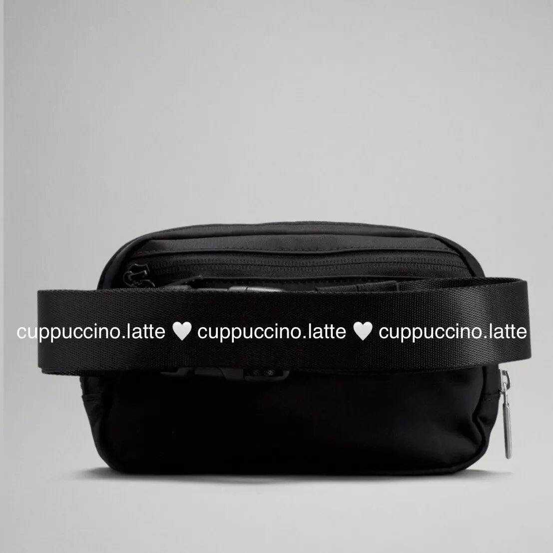 NWT Lululemon Athletica Everywhere Belt Bag in Black Extended Strap