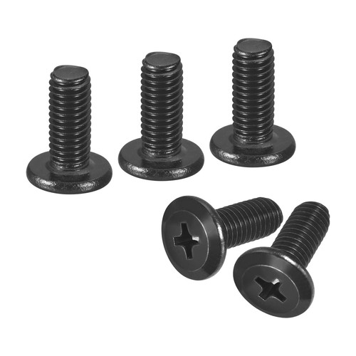 20Pcs M5-0.8 x 12mm Flat Round Head Machine Screws, Phillips Drive Fastener
