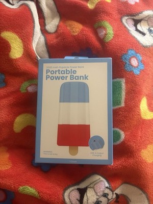 Portable Power Bank 2000mAh Popsicle Patriotic Bomb Pop Power Bank USB C New