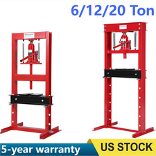 6 12 20t Hydraulic Shop Press Floor Shop Equipment Jack Stand H Frame Adjustable 6 12 20t Hydraulic Shop Press Floor Shop Equipment Jack Stand H Frame Adjustable