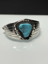 Silber Armreif mit Türkis Navajo Vintage Schmuck