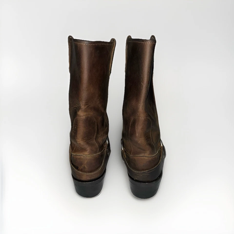 Harley Davidson Leather Boots Sierra with embroidered HD Eagle insignia Men 8 D - Image 4 of 4