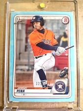 2020 Jeremy Pena 1st Bowman Prospect/Rookie Sky Blue Border RC /499 MINT 🔥🔥🔥