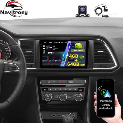 DAB+ Android 15.0 Autoradio Carplay Für Seat ATECA 2016-2020 GPS Navi FM 4+64GB