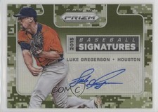 2015 Panini Prizm Baseball Signatures Camo /199 Luke Gregerson #23 Auto 5x0