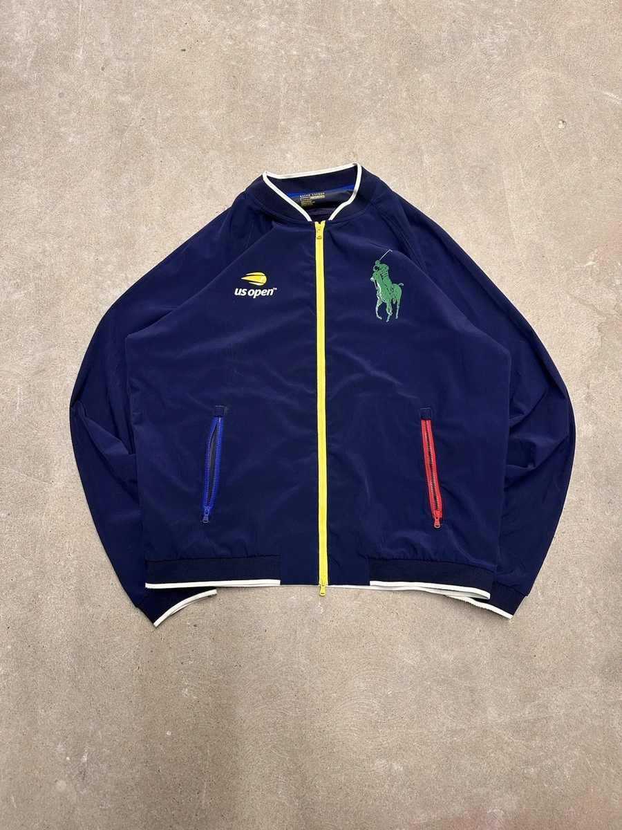 RLX US OPEN ネイビー ジャケット XXL Men's 2022 U.S. Open RLX Blue Cool Wool Full-Zip Jacket