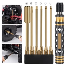 8pcs Hex Nut Driver Screwdriver Set for 1/10 1/18 Axial Truck RC Car Repair Tool