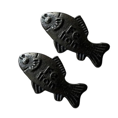 2 10x Fisch aus Gusseisen zum Kochen   natürlicher Eisen-Infuser in Fischform