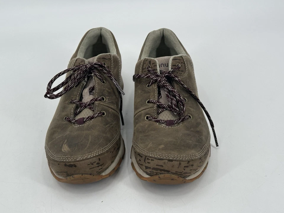 Zapatilla deportiva de senderismo Ahnu Sugar Venture para mujer talla 9,5 marrón cuero nobuck Numentum Foto 3 de 4