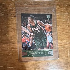 2013-2014 Panini Giannis Antetokounmpo Rookie Card #194 Near Mint. rookie card picture