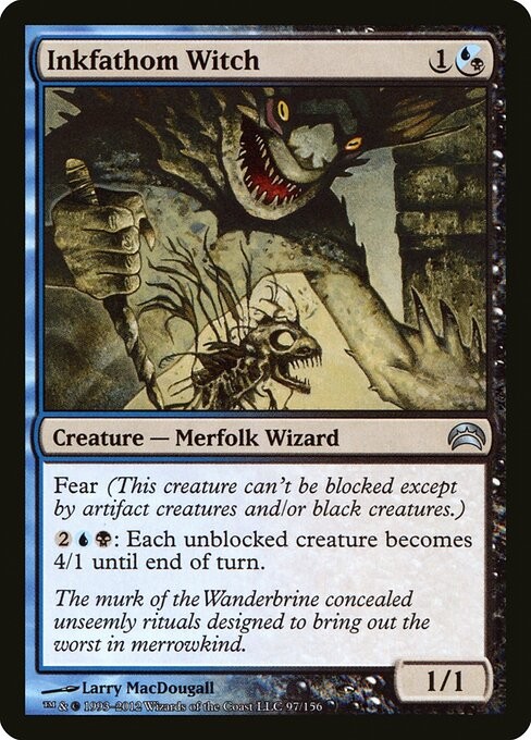 Inkfathom Witch NonFoil Planechase 2012 97 NM MTG