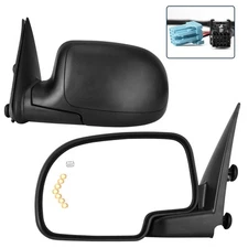 L+R Tow Mirrors for 2003-2006 Chevy Silverado 1500 2500HD 3500HD w/ Power Heated