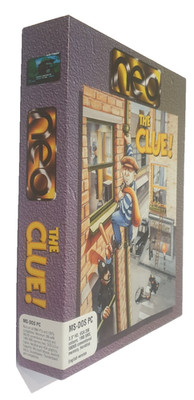 The Clue!, Neo. PC 3,5'' Disketten, nur Big Box. Ohne Spiel oder Beilagen.