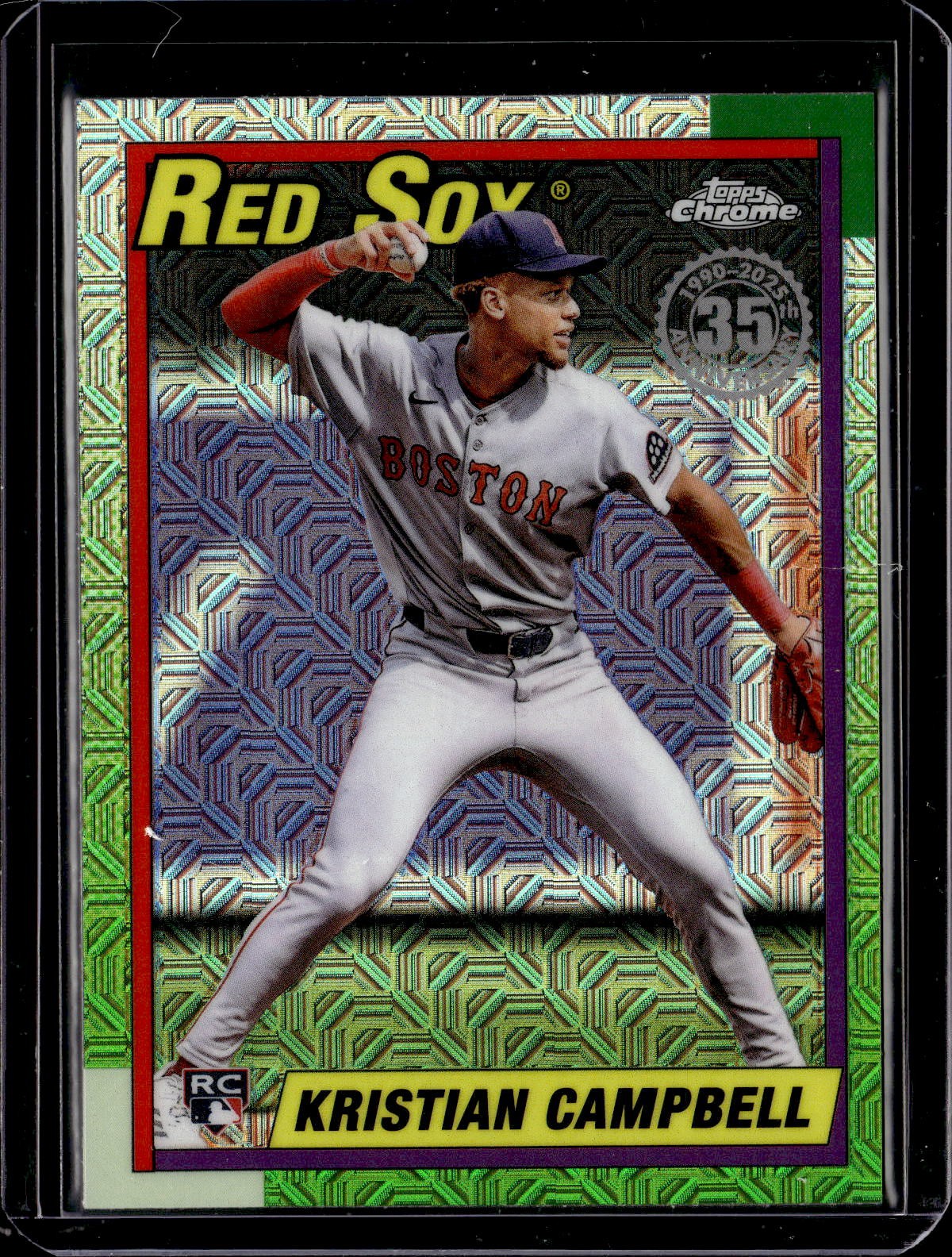 2025 Topps Update #U90C-47 Kristian Campbell 1990 Topps Chrome Silver Pack